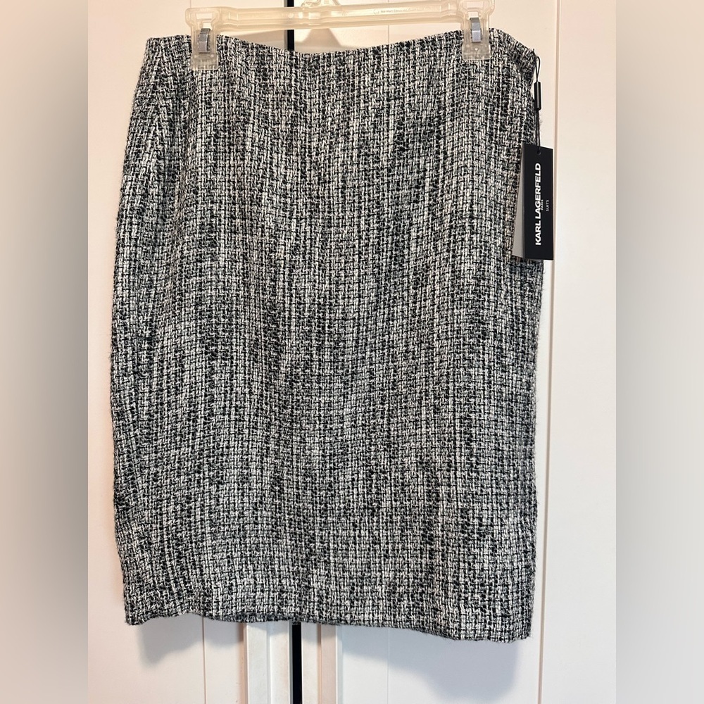 Karl‎ Lagerfeld Tweed Pencil Skirt size 8